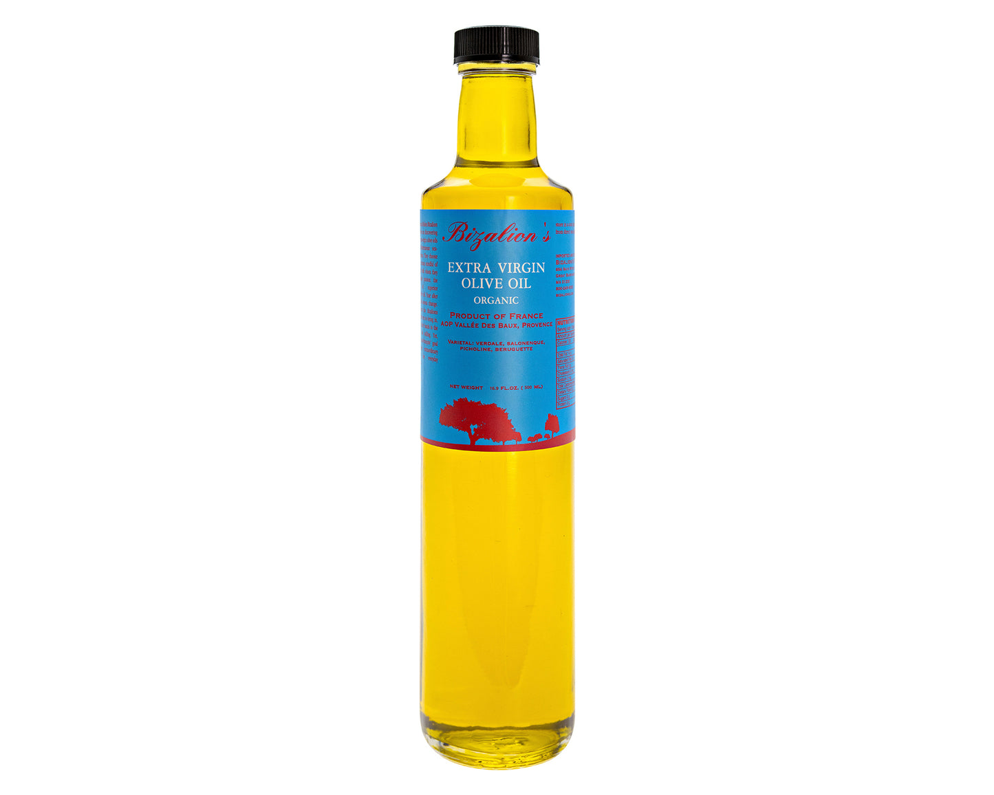 BIZALION'S French (Baux de Provence France) Extra Virgin Olive Oil (EVOO) 16.9 fl oz 500 ml Premium Quality