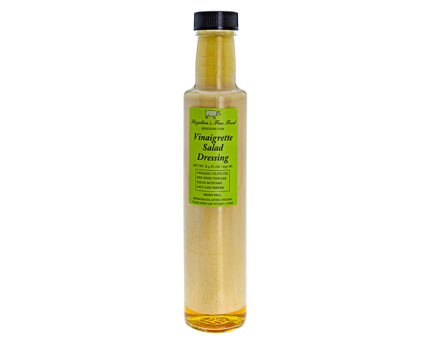 BIZALION'S Vinaigrette Salad Dressing Extra Virgin Olive Oil Red Wine Vinegar 8.4 oz 250 ml Premium Quality