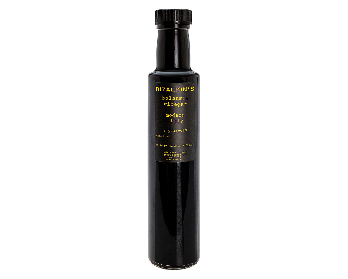 BIZALION'S Italian (MODENA, ITALY) Balsamic Vinegar 2-Year Aged 8.5 fl oz 250 ml Premium Quality