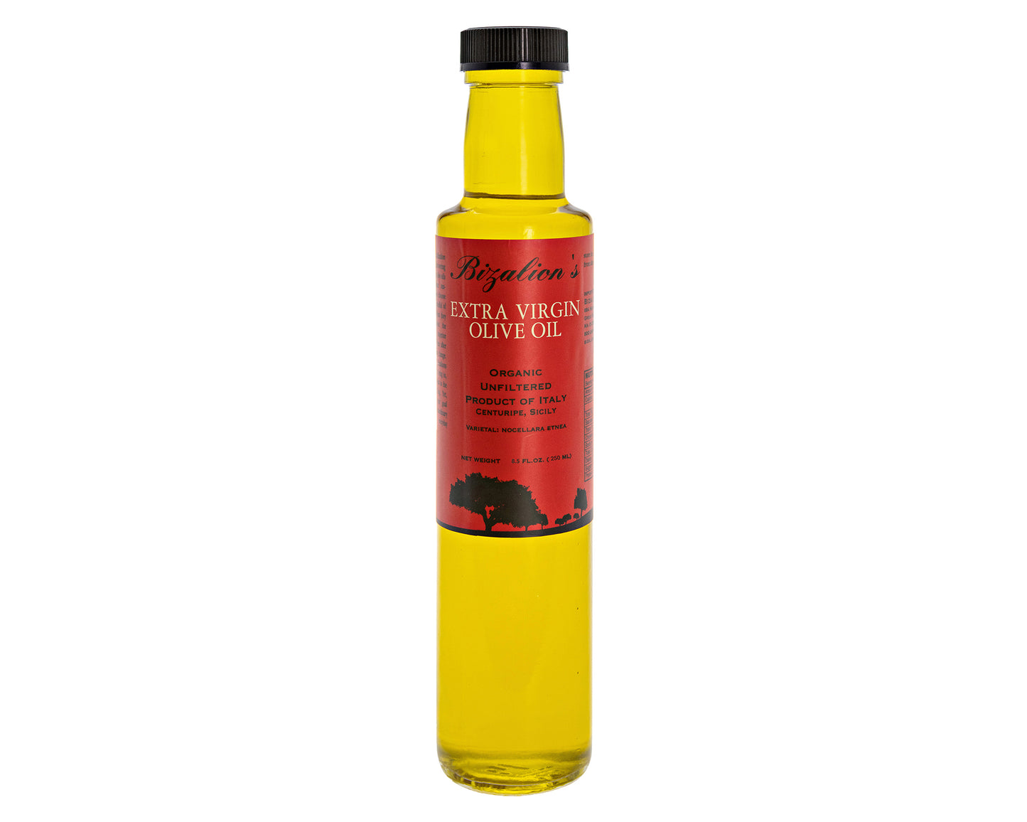 BIZALION'S Italian (SICILY, ITALY) Extra Virgin Olive Oil (EVOO) 8.5 fl oz 250 ml Premium Quality